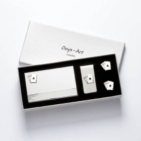 Business Card / Money Clip / Cufflink Set - Cards